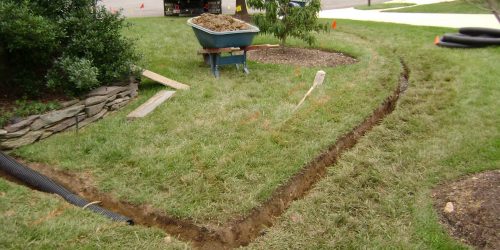 French Drains, Drain Tile, Landscaping Drain, Rock Drain, Drainage Solution, Free Estimate